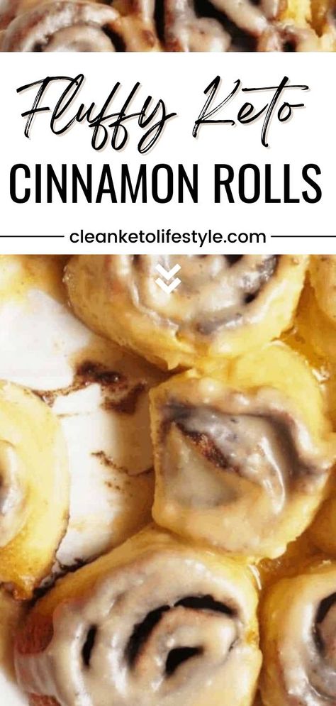 These Keto Cinnamon Rolls are our "keto-fied" version of classic, home-style cinnamon rolls. They’re fluffy, soft, and topped with the most amazing brown butter icing you ever tasted! These rolls are keto, low-carb, gluten-free, and grain-free! There is nothing better than a warm cinnamon roll straight out of the oven? It's pure deliciousness! Best Keto Cinnamon Rolls, Keto Low Carb Cinnamon Rolls, Keto Caramel Pecan Rolls, Keto Cinnamon Raisin Bread, Keto Cinammon Roll, Fathead Dough Cinnamon Rolls, Cinnamon Rolls With Almond Flour, Keto Crescent Rolls, Carbquick Cinnamon Rolls