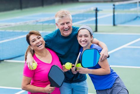 2,789 Pickleball Stock Photos, Pictures & Royalty-Free Images - iStock | Pickleball court, Indoor pickleball, Active seniors Interracial Family, Fun Outdoor Games, Sport Park, Double Team, Couples Play, Pickleball Court, Outdoor Training, Pickle Ball, Let Your Hair Down