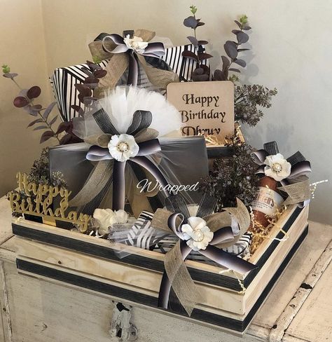 25th Anniversary Hamper Ideas, Anniversary Hamper, Client Gift Baskets, Hampers For Him, Hampers For Men, Gubahan Hantaran, Wedding Gift Hampers, Hantaran Pernikahan, Fairytale Gifts