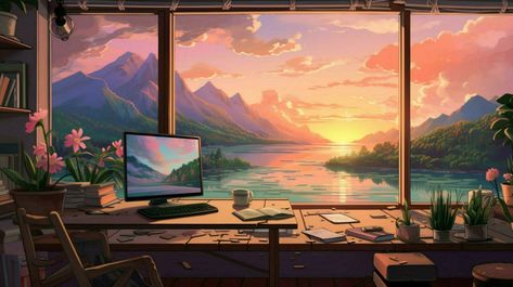 Lofi Art Wallpaper Desktop, Lofi Study Wallpaper, Cozy Lofi Wallpaper, Study Motivation Aesthetic Wallpaper Pc, Coding Wallpaper For Laptop, Lofi Aesthetic Wallpaper Study, Lofi Wallpaper Laptop, Lofi Background Desktop, Lofi Wallpaper Ipad