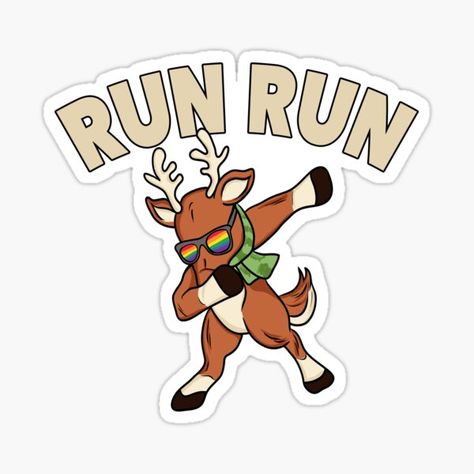 Run, run rudolph!! It's time to find some funny stocking stuffers in time for Christmas!!! Run Run Rudolph, Funny Stocking Stuffers, Reindeer Christmas, Christmas Stickers, Christmas Reindeer, Funny Christmas, Christmas Humor, In Time, Stocking Stuffers