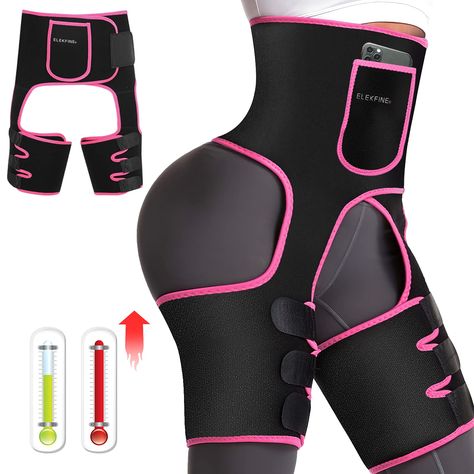 PRICES MAY VARY. Neoprene Imported Hook and Loop closure 3-IN-1 EFFECT: High Waist Trainer +Thigh Trimmer+Hip Raise. Waist Trainer For Women, Maximizing Burn Calories And Shedding Excess Water Weight, Rid Of The Stubborn Inner Thigh And Waist Fat By, Firms The Tummy And Lifts The Butt While Toning The Thighs, Sauna Waist Trainer For Women Makes You Sweat 3 Times More Than Ever Before. HIGH-QUALITY MATERIALS: 100%Neoprene Increases Thermogenesis And Promotes Sweating, Sweat Suits For Womens The U Sauna Waist Trainer, Body Shaper Corset, 12 Minute Workout, Tone Thighs, Workouts For Women, Waist Trainers, Lose Inches, Waist Trimmer, Toning Workouts