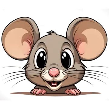 Mouse Clipart Cute, Stickers Pictures, Head Clipart, Mouse Clipart, Mouse Logo, Cartoon Clipart, Transparent Image, Clipart Cartoon, Cute Clipart