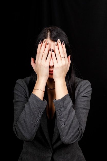 Covering Eyes With Hands, Scared Person, Scared Woman, Scared Face, Church Fundraisers, Wellcome Collection, Face Time, Homemade Facials, See No Evil