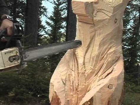 Chainsaw Carving Patterns, Chainsaw Wood Carving, Log Home Designs, Wood Carving Tools Knives, Wood Carving For Beginners, Scroll Saw Patterns Free, Bear Carving, Chainsaw Carving, Bear Cub