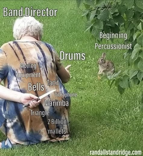 Band Memes Drums, Band Memes Tuba, Band Memes Funny Percussion, Singer Humor, Band Memes Funny So True, Percussion Jokes, Marching Band Wallpaper, Band Kids Humor, Band Memes Funny