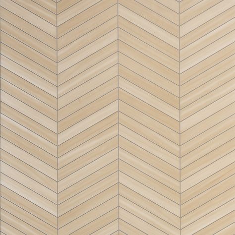 Chevron Wood Paneling, Chevron Wall Panelling, Tan Accent Wall, Inexpensive Wall Covering Ideas, Mdf Wall Panel Ideas, Wooden Wall Bathroom, Paneling Sheets, Wall Covering Ideas, Chalet Decor