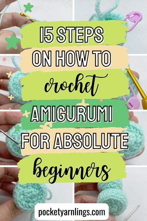 If you have been wondering how do I start learning amigurumi, then this article is meant for you. I have broken it down into 3 different segments with 15 steps in total, hopefully to make this step-by-step guide in crocheting amigurumi easier to understand. Crocheting Amigurumi, Mini Amigurumi, Single Crochet Decrease, Crochet Decrease, Crochet Tools, Toys Crochet, Basic Crochet, Amigurumi Tutorial, Learn How To Crochet