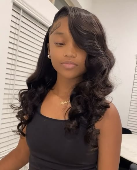 Iron Hairstyles, Occasion Hairstyles, Sweet 16 Hairstyles, Shower Hair, Hairstyle Ideas Easy, Sleek Ponytail Hairstyles, Sew In Hairstyles, Prom Inspo, Birthday Hairstyles