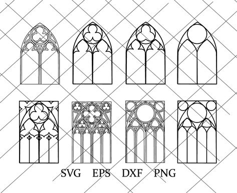 Window Template, Gothic Window, Castle Window, Window Architecture, Window Designs, Gothic Windows, Cathedral Window, Cathedral Basilica, Phoenix Art