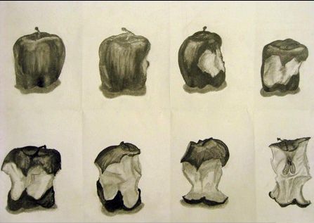 Transformation Drawing Series from Artsonia. Love the idea of drawing after each bite. Sequence Art Ideas, Sequence Drawing Ideas, Transformation Ideas Art, Stages Of Life Drawing, Sequences Art, Stages Of Life Art, Eaten Apple Drawing, Art Series Ideas, Transformation Art Ideas