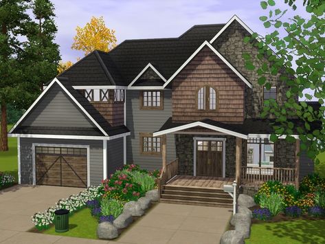 This unique house is perfect for that unique Sim family of yours!  Found in TSR Category 'Sims 3 Residential Lots' Sims 3 Houses Plans, Sims3 House, Sims 3 Houses Ideas, Sims 3 Sims Download, The Sims 3 Pets, Sims 2 House, Sims Freeplay Houses, Sims 3 Cc Finds, Sims Inspiration