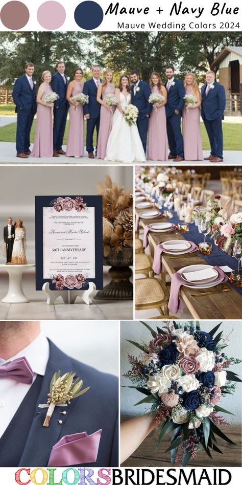 Best 8 Mauve Wedding Color Combos for 2024 - ColorsBridesmaid Spring Wedding Color Schemes 2024, May 2024 Wedding Colors, April 2024 Wedding, April Wedding Colors 2024, Wedding Theme Ideas 2025, Winter Wedding Color Palette 2024, June Wedding Colours, 2024 Spring Wedding Colors, Fall Wedding Color Palette Navy