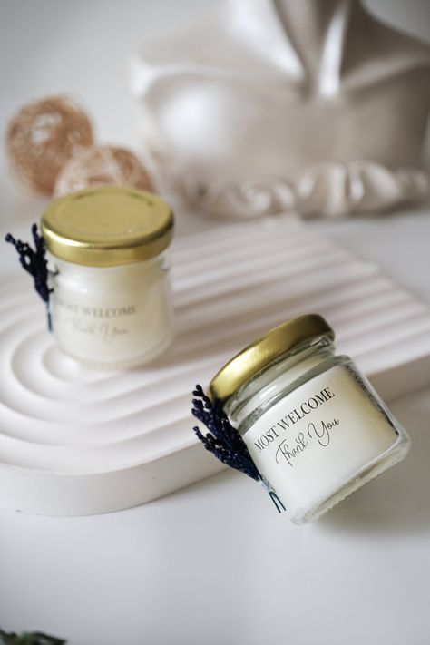 Candle wedding favors