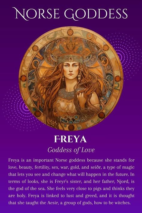 Slavic Gods And Goddesses, Lady Freyja, Norse Goddesses, Norse Goddess Of Love, Goddess Freya, Slavic Goddess, Freya Goddess, Goddess Of Fertility, Goddess Magick