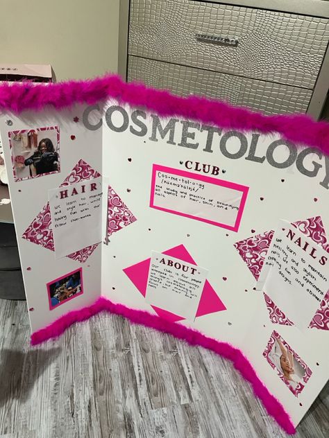 Cosmetology Activities Student, Pink Cosmetology Aesthetic, Vision Board Ideas Cosmetology, Beauty School Graduation Party, Cosmetologist Vision Board, Cosmetology Vision Board Ideas, Vision Board Cosmetology, Cosmetology Classroom Ideas, Cosmatolagist Aesthetic