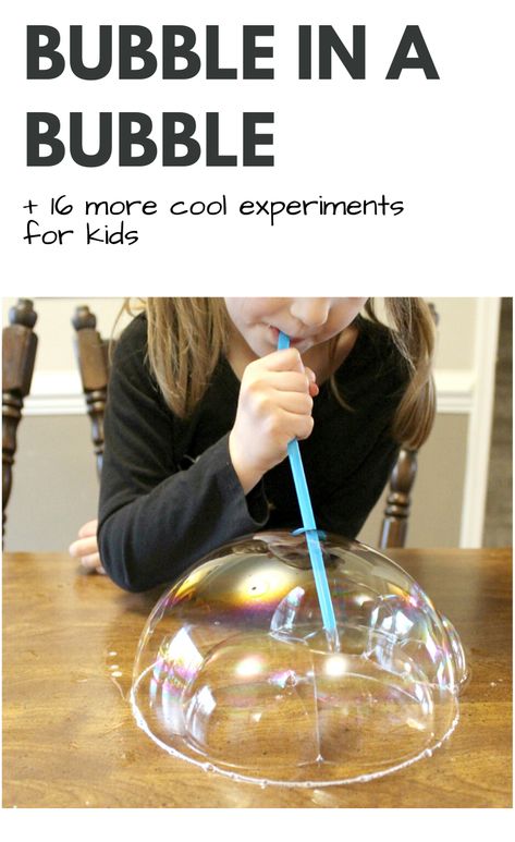 Fun Preschool Experiments, Easy Classroom Experiments, Easy Pre K Science Experiments, Bubble Science Experiment For Kids, Chemistry For Preschoolers, Stem Experiments Elementary, Preschool Chemistry Activities, Elementary Age Crafts, Mesmerizing Science Experiments