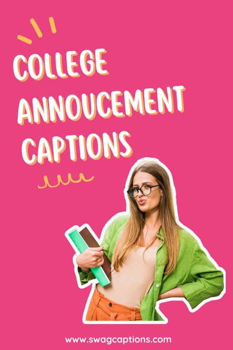 Make your college announcement Instagram-worthy! Find the perfect caption to celebrate your acceptance, reveal your university choice, or share your excitement for freshman year. Whether you're showcasing school spirit, declaring your major, or dreaming about dorm life, we've got captions for every college milestone. From witty one-liners to heartfelt quotes, make your posts stand out as you embark on this new academic journey. Pre Wedding Quotes, Get Ready For College, Saree Quotes, College Announcements, Ready For College, Motivational Captions, Acceptance Quotes, College Counseling, Solo Travel Quotes