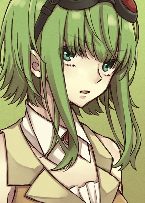 Gumi Icon, Kagamine Rin, Green Hair, Hatsune Miku, Vocaloid, Green, Hair, Anime