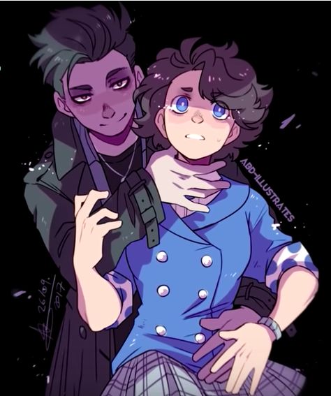 Abd Illustrates J.d. And Veronica, Jason Dean Heathers Fanart, J.d Heathers, Jd And Veronica Fanart, Jason Dean Fanart, Veronica Sawyer Fanart, The Heathers Musical, Our Love Is God, Heathers Fanart