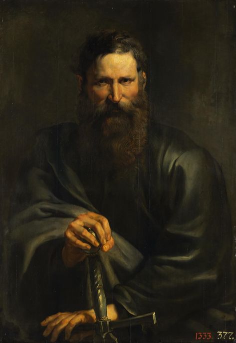 العصور الوسطى, The Apostle Paul, Paul The Apostle, Anthony Van Dyck, Apostle Paul, Istoria Artei, Baroque Painting, San Paolo, Rennaissance Art