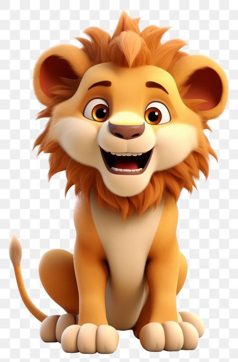 Lion Cartoon, Animal Lion, Lions Photos, Roaring Lion, Broken Screen, Png Text, 3d Cartoon, Cartoon Images, Animal Figures