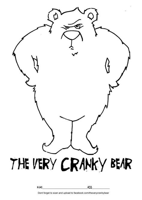 For OTES I am going to do a unit on THE VERY CRANKY BEAR BY NICK BLAND. Bear Colouring Pages, Big Book Activities, The Very Cranky Bear, Relief Teaching Ideas, Bear Activities, Picture Book Activities, Daycare Themes, Teddy Bear Day, Jingle Jangle