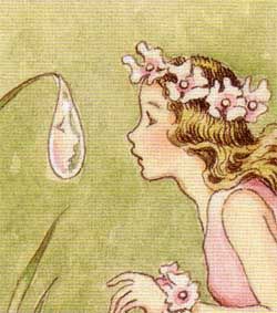 detail - Ida Rentoul Outhwaite Spring Fairy Aesthetic, Fairy Painting Ideas, Mythical Paintings, Vintage Fairy Art, Vintage Flower Fairy, Phlox Flower, Ida Rentoul Outhwaite, Fairy Ball, Fairy Painting