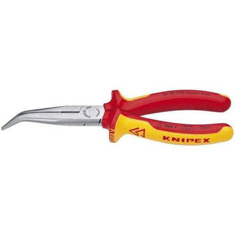 Knipex Tools, Bent Nose, Long Nose Pliers, Bend And Snap, Area Models, Nose Shapes, Long Nose, Electrical Installation, Electrical Tools