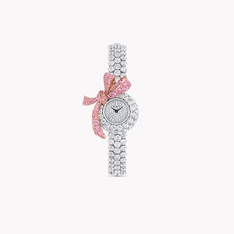 Tilda's Bow Diamond Watch, Pink Bow Jewelry, Graff Watches Women, Bow Diamond Ring, Graff Watch, Most Expensive Jewelry, Graff Diamonds, Diamond Watches Women, Diamond Drop Necklace, Diamond Watches