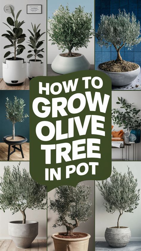 🌿 Growing an olive tree in a pot brings the Mediterranean into your home! With proper light, well-draining soil, and a bit of patience, your indoor olive tree can thrive and even produce olives 🫒🌞. Learn the best techniques to care for your tree, from choosing the right variety to pruning for better growth and fruit production 🌱✨. #SmartGardening #SmartPlants #IndoorOlive #HomeGarden #PottedOlives Growing Olive Trees In Pots, Olive Plant Indoor, Growing An Olive Tree, Olive Tree In A Pot, Olive Trees In Pots, Pruning Olive Trees, How To Grow Olives, Olive Tree Indoor, Olive Tree Care