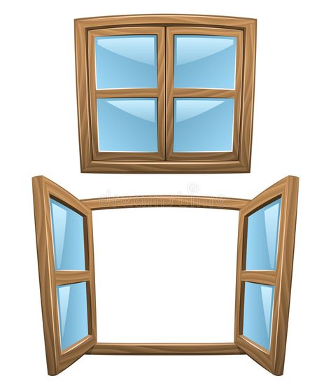 Cartoon wooden windows. Closed and open (Vector , #AD, #windows, #wooden, #Cartoon, #Vector, #open #ad Window Clipart, Active Learning Strategies, Preschool Activities Toddler, Wooden Windows, English Lessons For Kids, Learning Strategies, Toddler Learning Activities, Preschool Learning Activities, Open Window