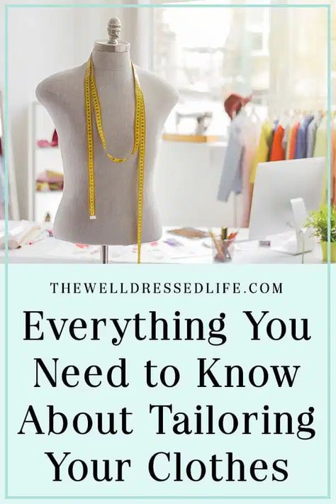 Everything You Need to Know About Tailoring Your Clothes How To Do Alterations On A Dress, Fitting Clothes Sewing, Well Fitting Clothes, Sew Work Clothes, Sewing Work Clothes, Designing Your Own Clothes, How To Alter Clothing, How To Tailor Clothes, How To Alter Clothes That Are Too Big