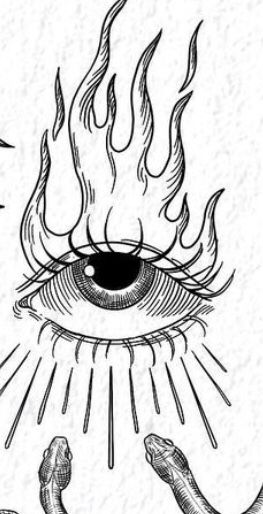 Eye And Snake Tattoo, Sketchwork Tattoo, Creepy Eye Art, Drawing Ideas Horror, Eyeball Drawing, Trippy Drawings, Arte 8 Bits, Cute Little Tattoos, Hippie Painting