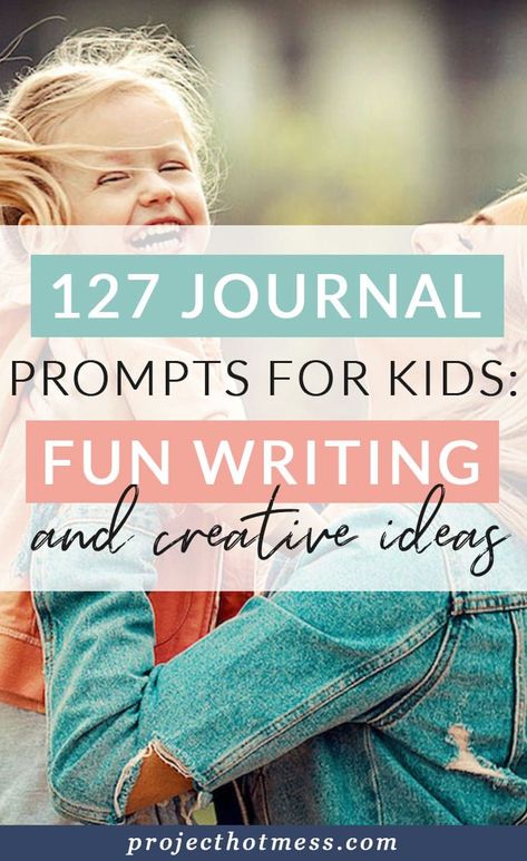 We know that journaling is incredibly beneficial for adults but did you know that it can be very helpful for kids too? Journaling can help with self-expression, self confidence, improve creative writing skills, and can improve communication skills too, all while having a positive impact on mental health. Use these journal prompts for kids to encourage children to start journaling in creative and expressive ways, and create a journaling habit today. Journal Prompts For Elementary Students, Journal Topics For Kids, Childhood Journal Prompts, Kindergarten Journal Prompts, Fun Journal Prompts Creative Writing, Preschool Journal Prompts, Kids Journal Ideas, Journal Ideas For Kids, Journal Prompts Fun