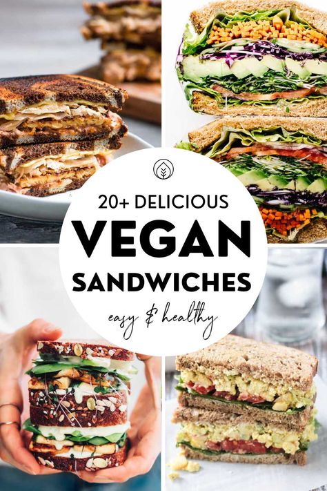 Hclf Vegan Recipes, Vegan Sandwich Filling, Diet Losing Weight, Pulled Jackfruit, Vegan Sandwich Recipes, Easy Vegan Lunch, Vegan Sandwiches, Easy Sandwich Recipes, Vegan Grilling