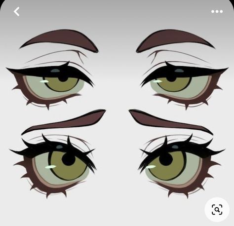 Eye With Lashes Drawing, How To Do Lashes Drawing, Eye Lashes Drawing Anime, Digital Art Eyes Cartoon, Swirl Eyes Anime, Anime Closed Eyes Drawing, Downturned Eyes Anime, Eye Bags Drawing Reference, Eyes With Lashes Drawing