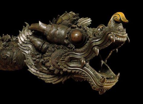 Burmese bronze dragon cannon, 1790 Dragon Cannon, Bronze Dragon, Ancient Dragon, Italian Sculptors, Asian Dragon, Hermitage Museum, Dragon Sculpture, Dragon Head, Chinese Dragon