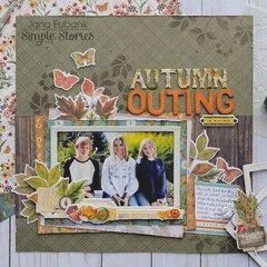 Autumn Scrapbooking Layouts, Simple Stories Weathered Garden, Simple Stories Autumn Splendor Layouts, Echo Park Fall Fever Layouts, Fall Leaves Scrapbook Layouts, Fall Writing, Image Layout, Fall Scrapbook, Autumn Drives