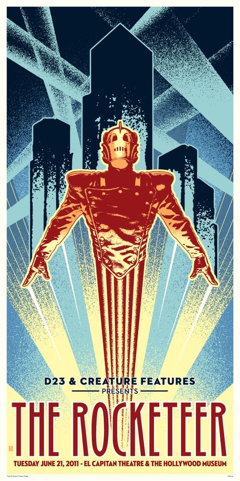 Rocketeer Dave Stevens, The Rocketeer, Minimal Posters, Deco Poster, Punk Art, Bd Comics, Art Deco Posters, Pulp Art, Movie Poster Art