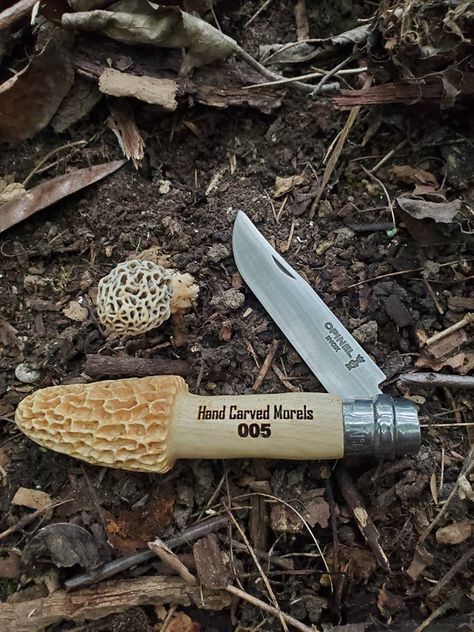 Mushroom Knife, Morel Mushrooms, Morel Mushroom, Cool Knives, Walking Sticks, Hunting Knife, Getting Things Done, Art Forms, Indiana