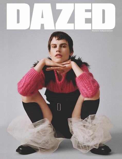 Saskia de Brauw by Angelo Pennetta for Dazed Magazine Spring-Summer 2019 Cover, styled by Robbie Spencer - Minimal. / Visual. Saskia De Brauw, Sasha Pivovarova, Dazed Magazine, Lara Stone, Karen Elson, Natalia Vodianova, Photographie Inspo, W Magazine, Fashion Cover