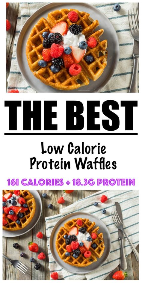 Low Calorie Waffle, High Protein Waffle Recipe, Waffle Recipe Healthy, Rich Recipes, Low Carb Waffles, Low Calorie Protein, Healthy Waffles, Waffle Ingredients, Crispy Waffle