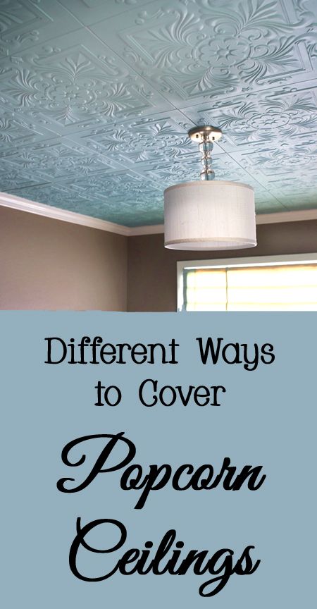 photo courtesy of Talissa Decor Ceilings flickr.com/photos/faux-tin-ceilings/3598760164/ Decorative Ceiling Panels, Do It Yourself Ideas, Ceiling Remodel, Covering Popcorn Ceiling, Removing Popcorn Ceiling, Popcorn Ceiling, Diy Ceiling, Plywood Furniture, Diy Remodel