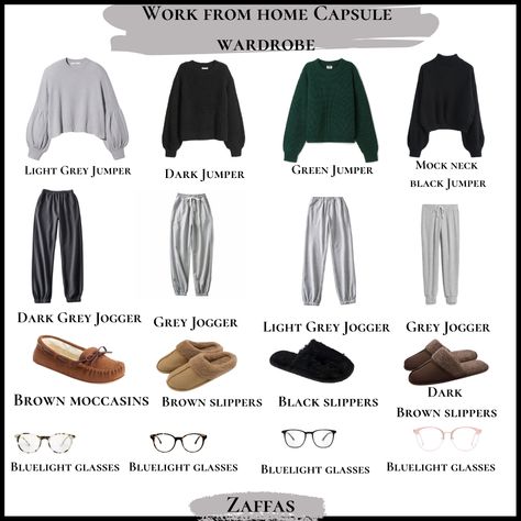 Work From Home Athleisure, Womens Casual Comfy Outfits, Lounge Wear Work From Home, Comfy Work From Home Outfits Winter, Wfh Style Women, Cozy Outfit Ideas For Home, Comfy Wfh Outfits, Yoga Capsule Wardrobe, Comfy Outfits For Work