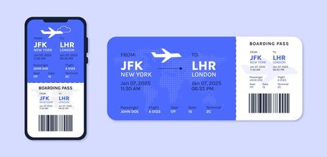 Travel ticket Vectors & Illustrations for Free Download | Freepik Boarding Pass Design, Ticket Design Template, Travel Ticket, Travel Tickets, Ticket Design, Ticket Template, Vector Free Download, Online Tickets, Flat Design