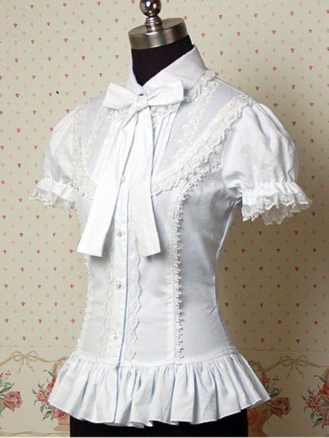 Cute blouse Princess Cosplay, Blouse Sale, Blouse For Women, Cotton Blouse, Yohji Yamamoto, Lolita Dress, Gothic Lolita, Lolita Fashion, Catsuit