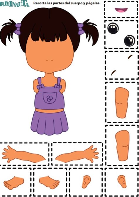 Body Parts Preschool Activities, Body Parts For Kids, Body Preschool, Body Parts Preschool, Kids Worksheets Preschool, Kindergarden Activities, Montessori Toddler Activities, Preschool Activities Toddler, Kindergarten Learning Activities