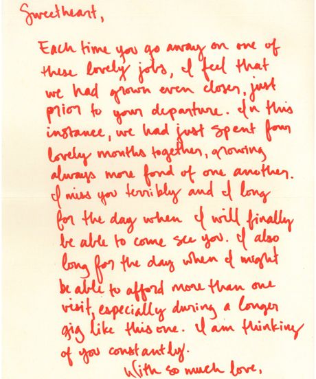 16 Beautiful Love Letters Found In Used Books #refinery29  http://www.refinery29.com/2015/02/82093/the-strand-love-letters-found Beautiful Love Letters, Letters To My Husband, Letter Find, Pen Pal Letters, Saving A Marriage, Save My Marriage, Letter To Yourself, Inspirational Quotes About Love, Love Letter