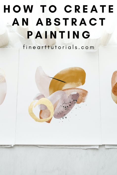 Abstract art is a fun and accessible style for beginners. In this tutorial, find out how to create your own striking abstract paintings. Learn how composition and colour combinations can affect the outcome of your artwork and some techniques to improve your skills. #abstractart #abstractoilpainting #artforbeginners #beginnerart #howtopaint #paintingtutorials #arttutorials #abstract #abstractpainting #oilpainting Create Your Own Abstract Art, Composition For Abstract Painting, Abstract Art Composition Ideas, Composition Abstract Art, Abstract Composition Ideas, Abstract Art Painting Tutorial, Abstract Art How To, How To Draw Abstract Art, How To Abstract Art